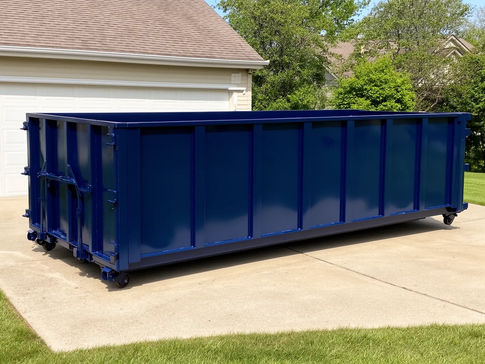 Roll-off dumpster from Great Lakes Dumpster Rental in Grand Rapids, MI